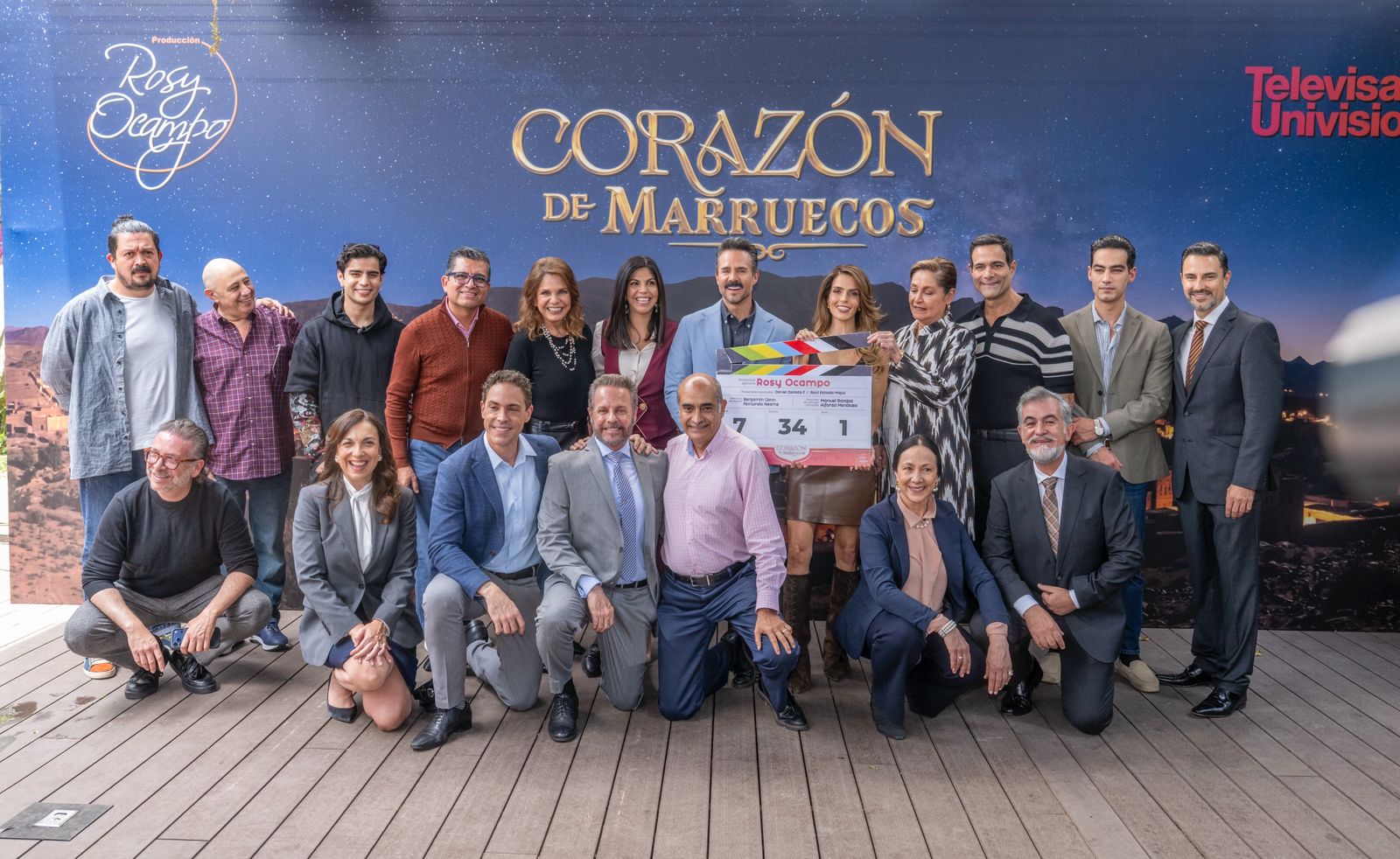 Dieron pizarrazo por inicio de grabaciones de “Corazón de Marruecos”