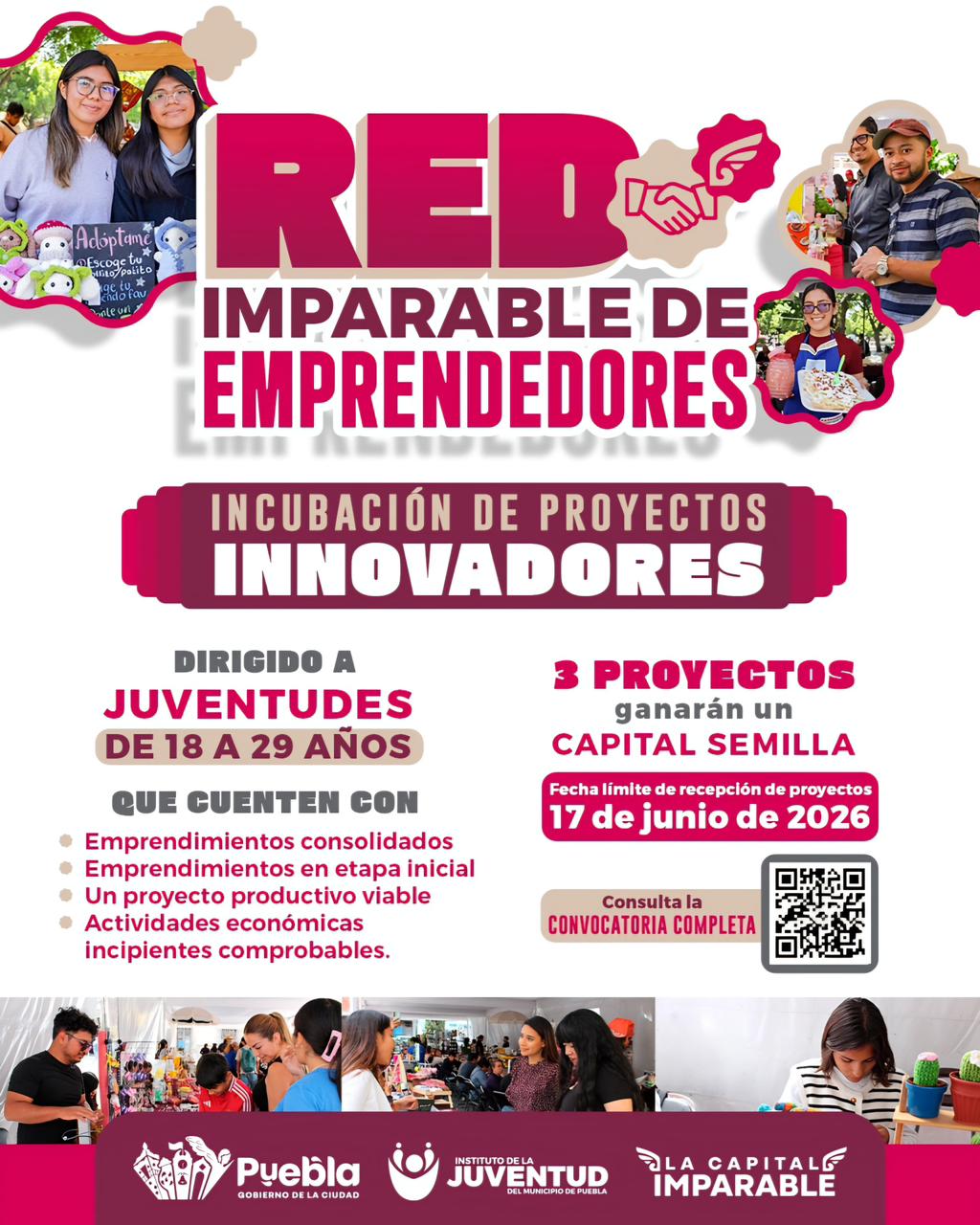 Impulsa Gobierno de Pepe Chedraui capacitación y financiamiento para juventudes poblanas