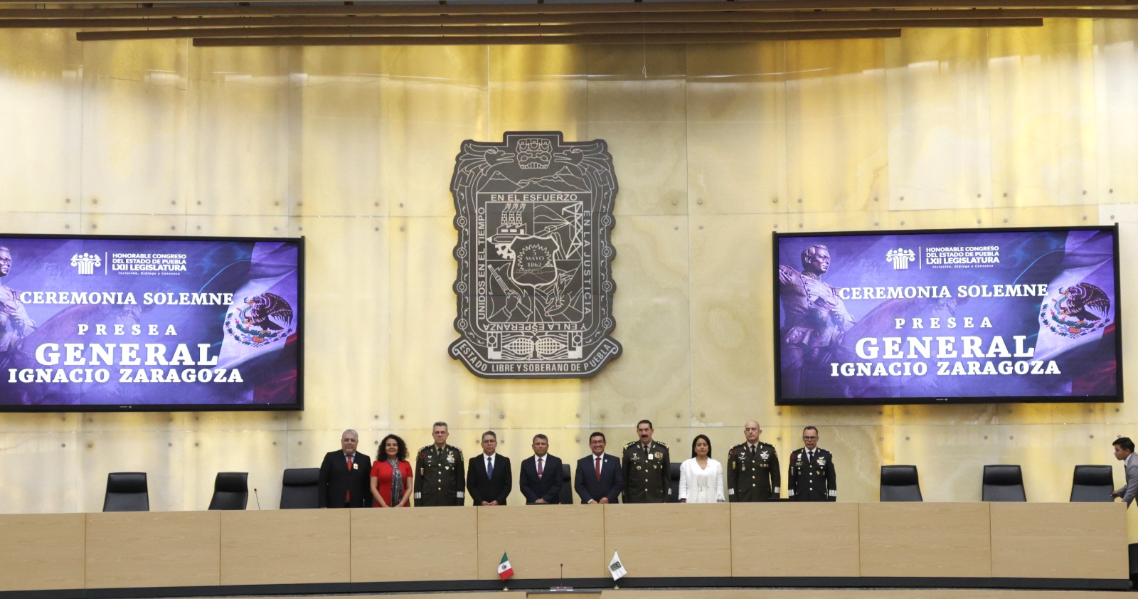Entrega Congreso del Estado Presea “General Ignacio Zaragoza” a dos poblanos distinguidos y con visión de servicio