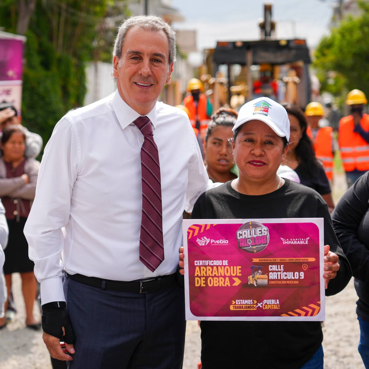 Arranca Pepe Chedraui obras de pavimentación en la colonia Ampliación Constitución Mexicana