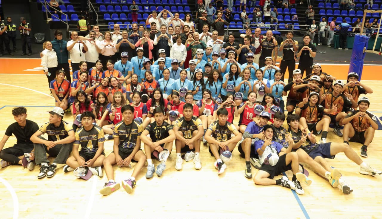 Con liga Estatal de voleibol, Gobierno Estatal promueve formación integral de talentos