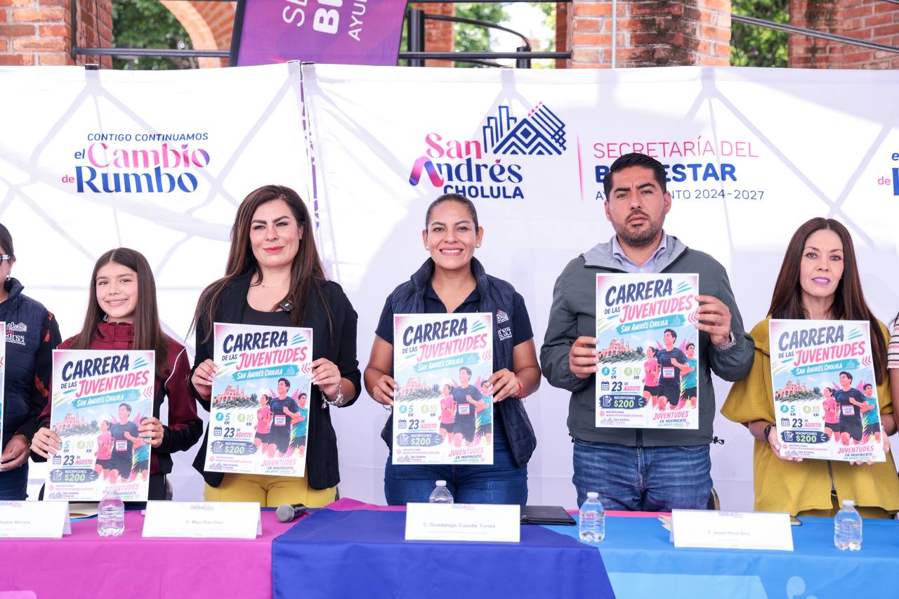 Presenta Lupita Cuautle la carrera «Corre por las Juventudes 2026» para impulsar el deporte y la vida saludable