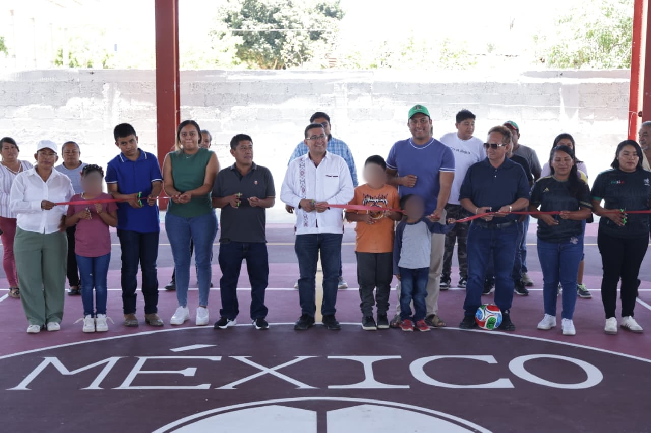 Impulsa diputado Pável Gaspar espacios deportivos para fortalecer el tejido social en la Mixteca poblana