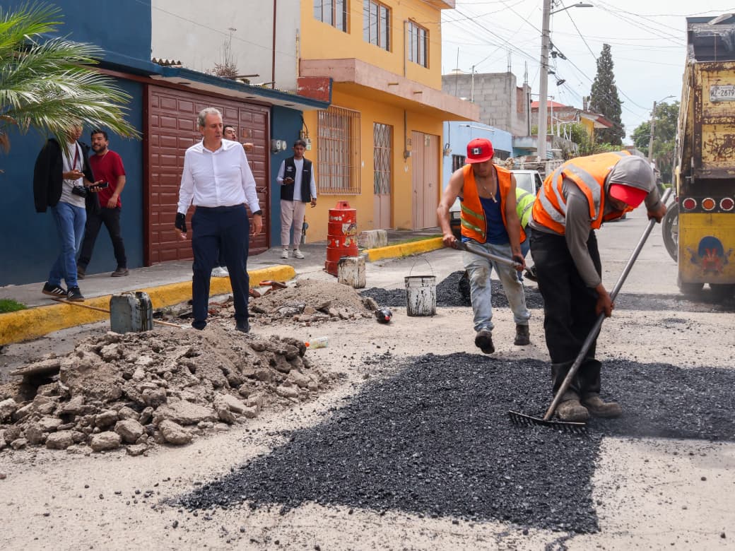 Pepe Chedraui realiza supervisión permanente de Bacheando Puebla en favor de las y los poblanos
