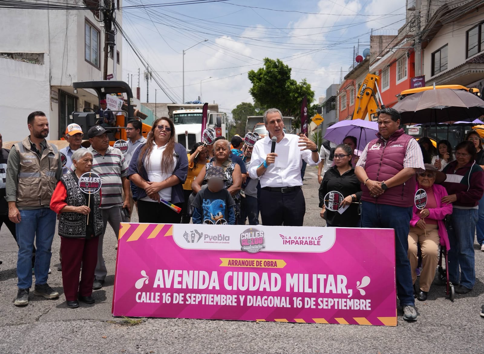 Arranca Pepe Chedraui trabajos de rehabilitación vial en la Junta Auxiliar Ignacio Zaragoza