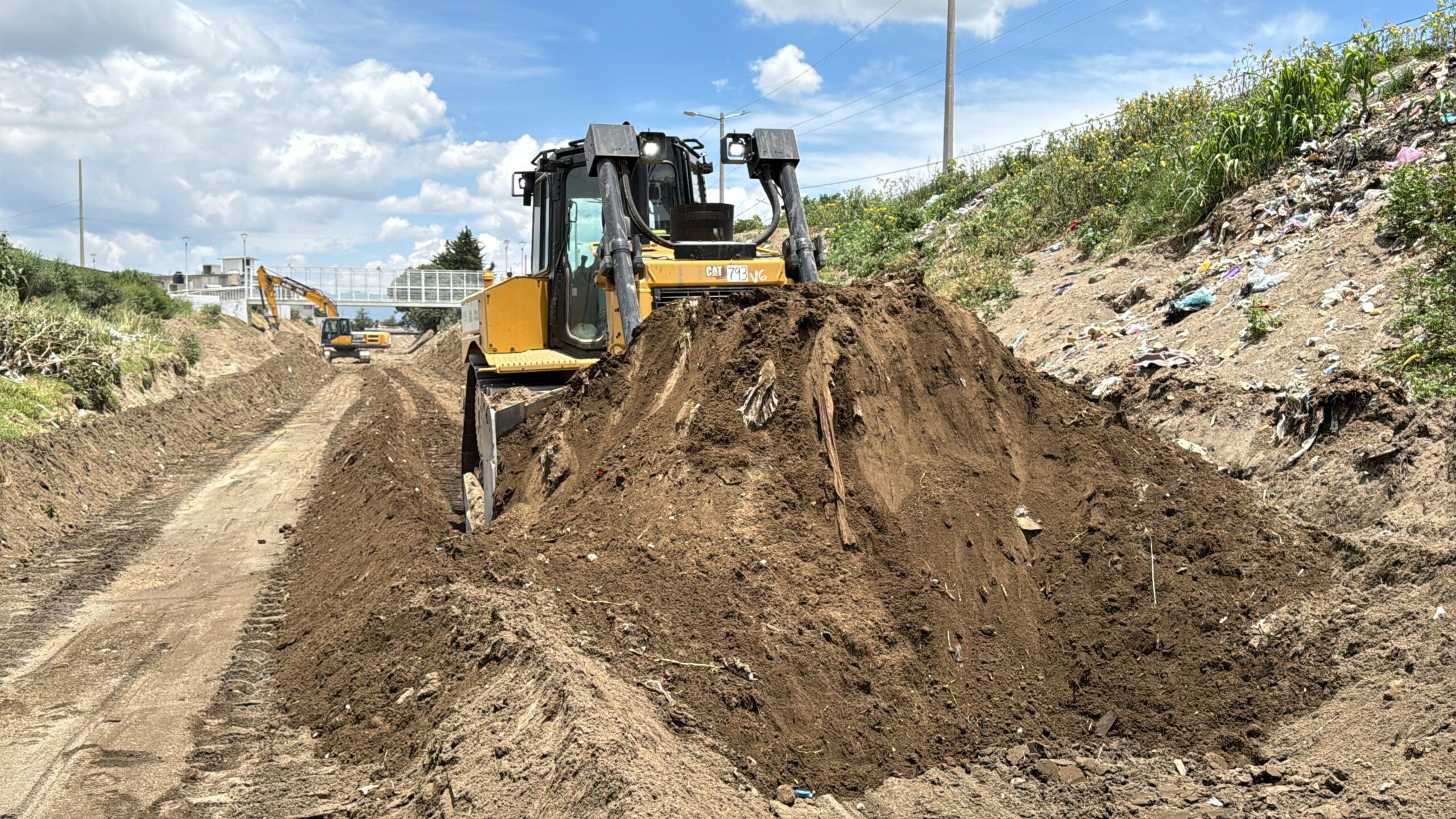 Actúa Gobierno del Estado con inmediatez ante desbordamiento de barranca en Ciudad Serdán