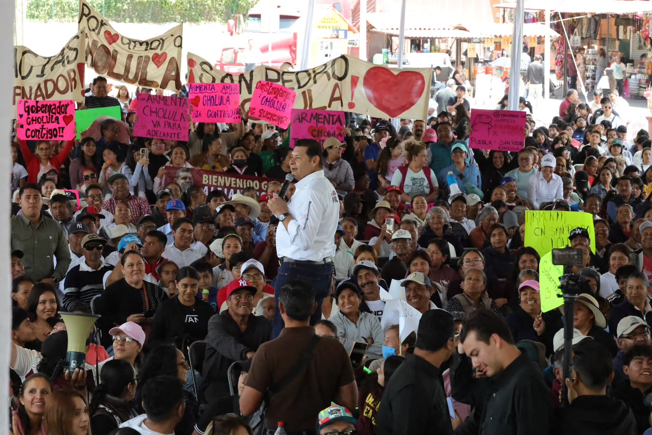 Consolida Gobierno Estatal transformación integral en región de Cholula