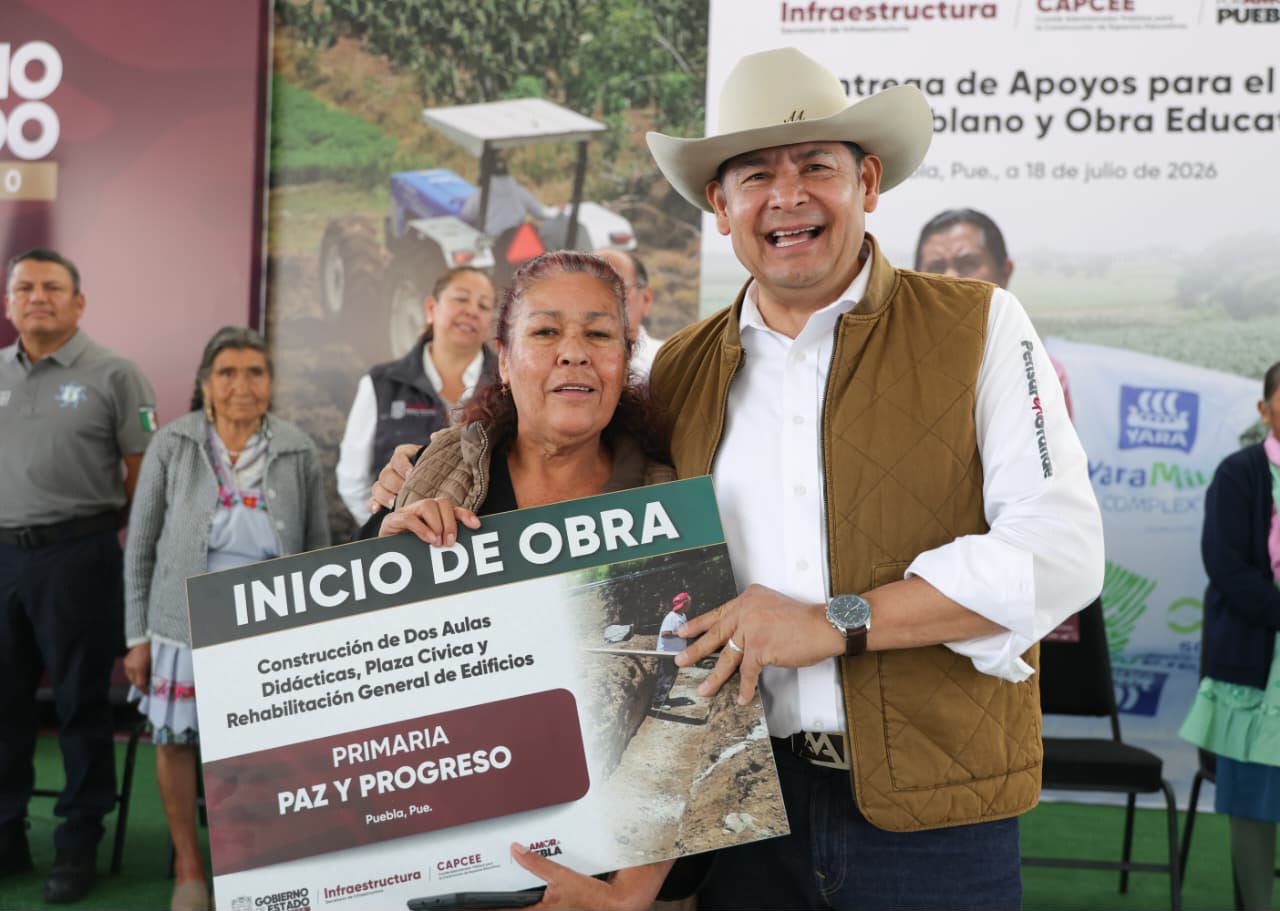 Más inversión y equipamiento fortalecen soberanía alimentaria en Puebla: Armenta Mier