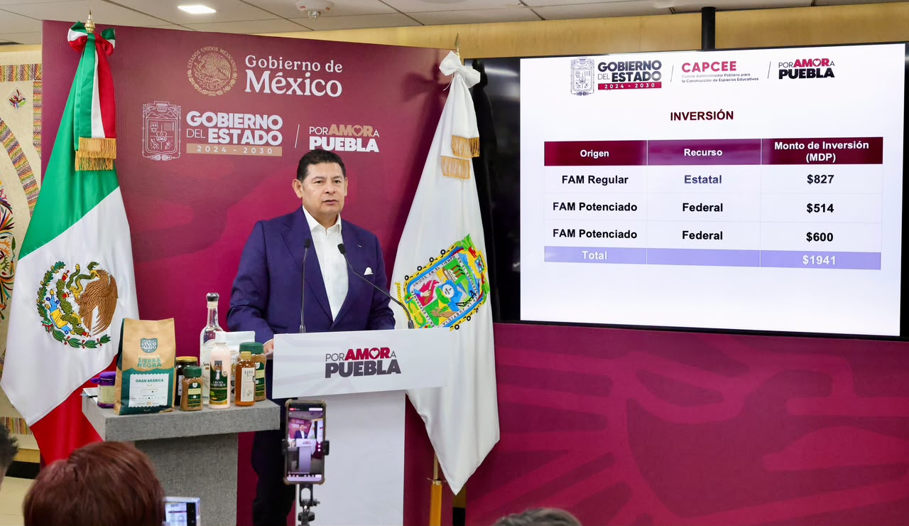 Con nueva infraestructura educativa estatal jóvenes poblanos se forman para el desarrollo inclusivo
