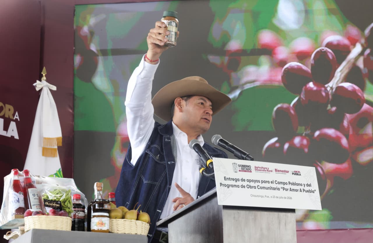 En Puebla pasamos de la pobreza alimentaria a la riqueza comunitaria: Armenta Mier