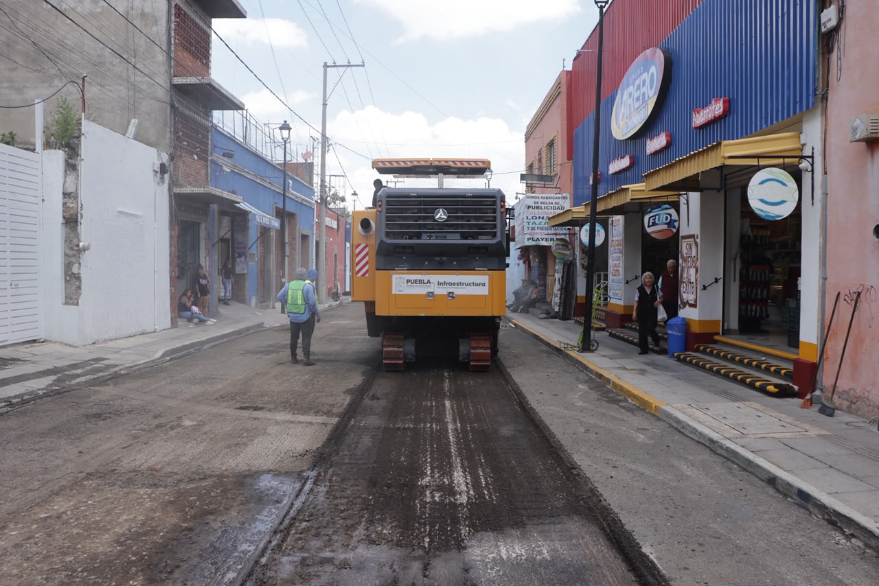 Inicia gobierno estatal rehabilitación de la Calle 4 Oriente en la capital poblana