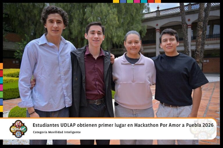 Equipo de la UDLAP supera el desafío de 36 horas y gana un Hackathon sobre movilidad