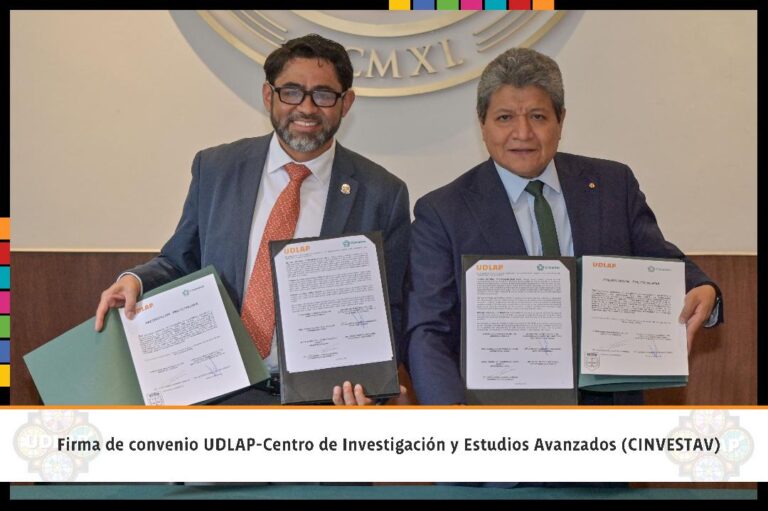 La UDLAP y el CINVESTAV consolidan alianza en favor de la investigación y la educación