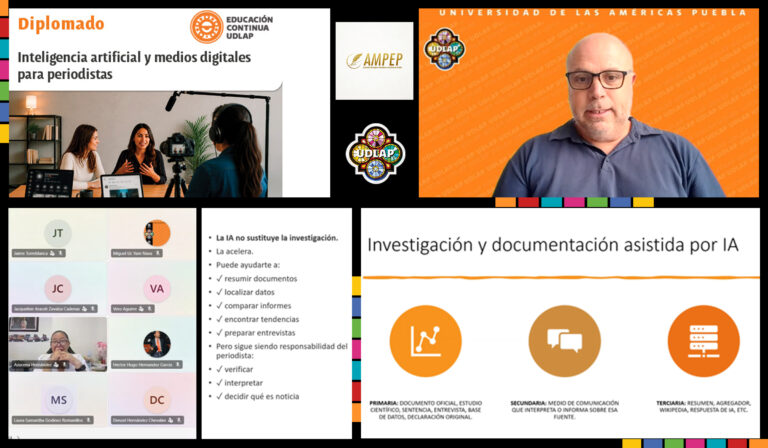 La UDLAP y AMPEP fortalecen la formación de periodistas con taller sobre creación de contenidos con inteligencia artificial