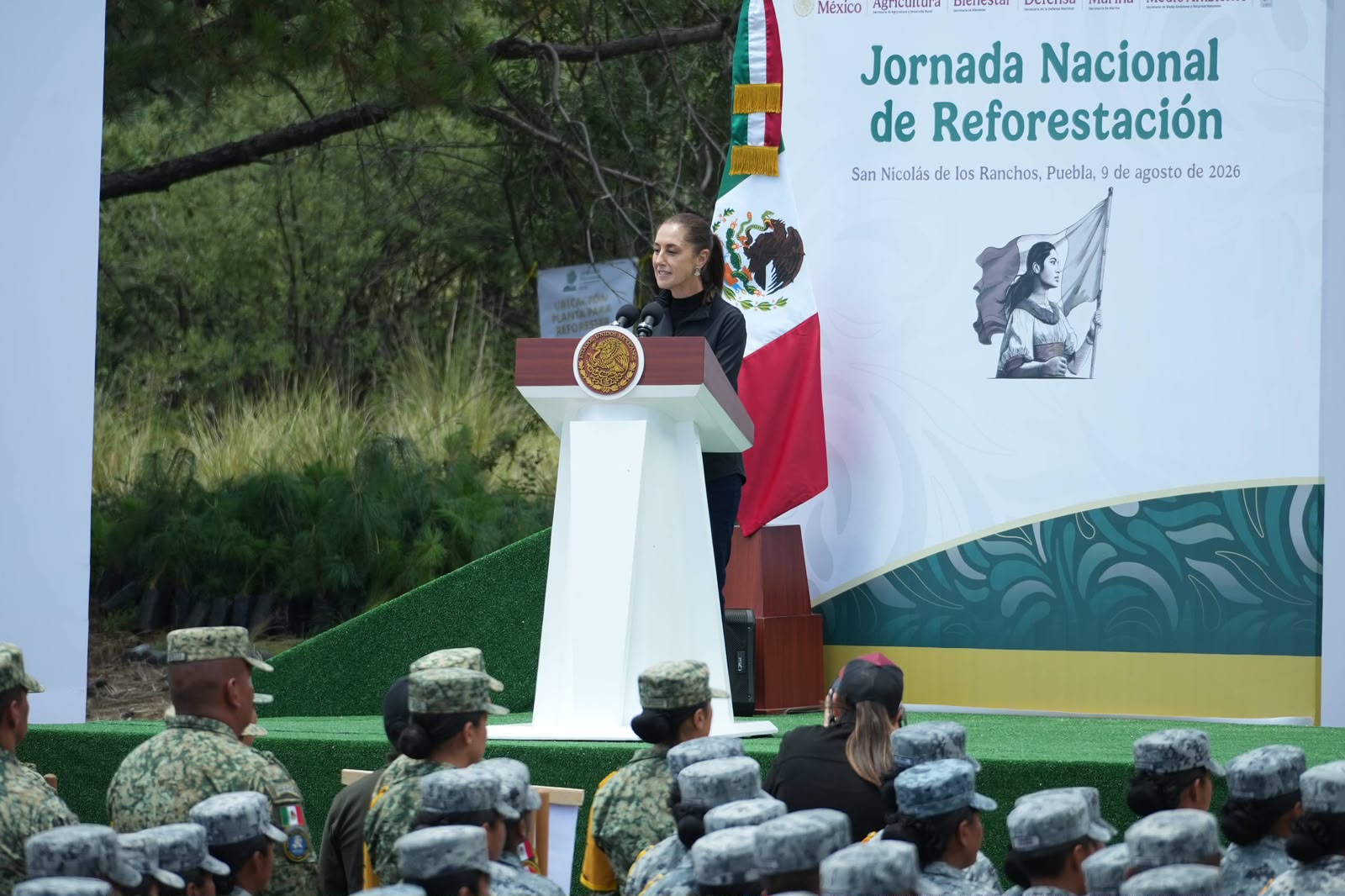 Suma Pepe Chedraui esfuerzos con Claudia Sheinbaum y Alejandro Armenta en la Jornada Nacional de Reforestación