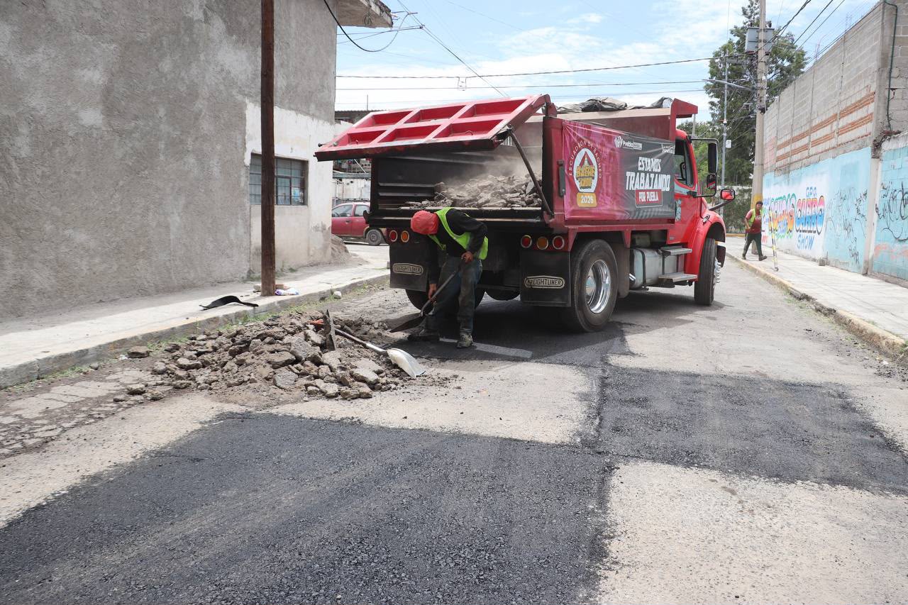 Avanza gobierno de Pepe Chedraui con trabajos de bacheo en al sur de la capital