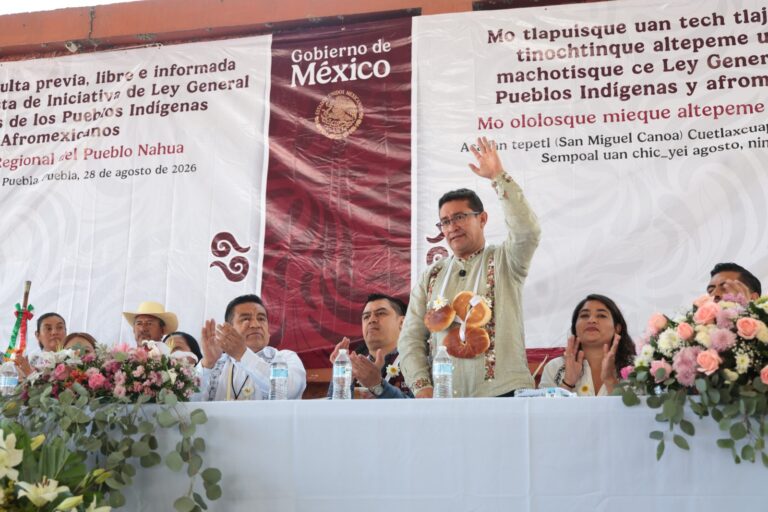 En San Miguel Canoa se realizó la Asamblea Regional con el Pueblo Nahua en el marco de  la Consulta de la Ley General de Derechos de los Pueblos Indígenas