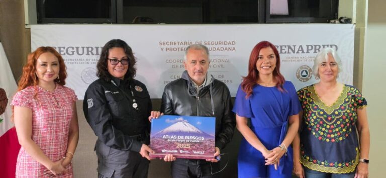 Fortalece gobierno de Pepe Chedraui cultura de la prevención con entrega formal del Atlas de Riesgos ante el CENAPRED
