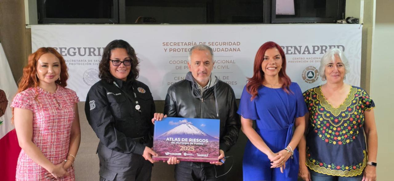 Fortalece gobierno de Pepe Chedraui cultura de la prevención con entrega formal del Atlas de Riesgos ante el CENAPRED