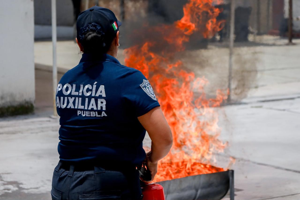 Bomberos y Policía Auxiliar refuerzan capacidades operativas en atención a emergencias