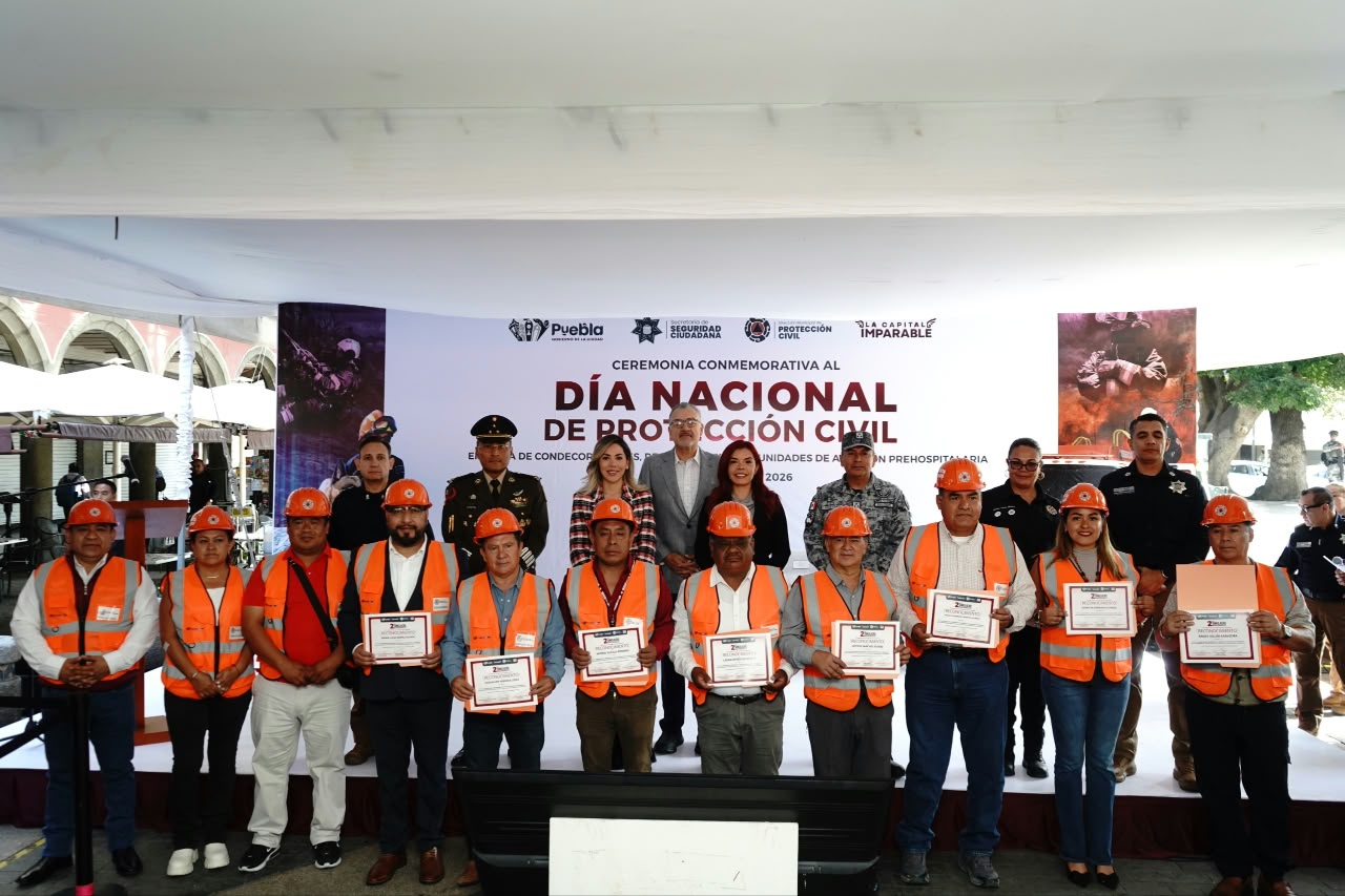 Gobierno de Pepe Chedraui conmemora el Día Nacional de Protección Civil