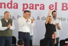 Claudia Sheinbaum cumple al mil por ciento con Puebla: Armenta Mier