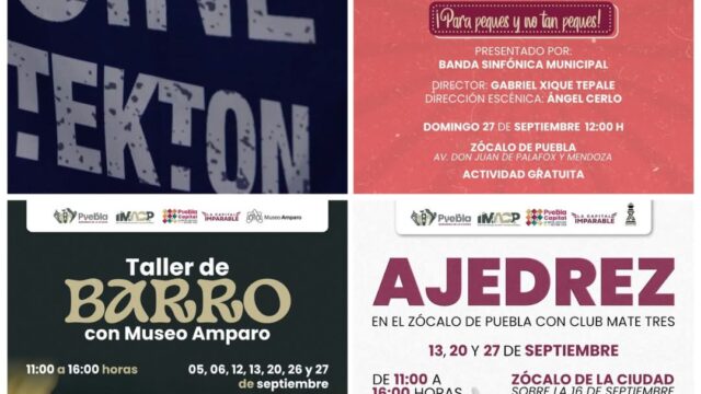 Música, cine y Teatro ofrece el Gobierno de Pepe Chedraui para este fin de semana