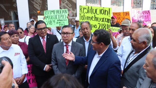 Recibe Congreso del Estado solicitud para que San Francisco Totimehuacán se convierta en municipio