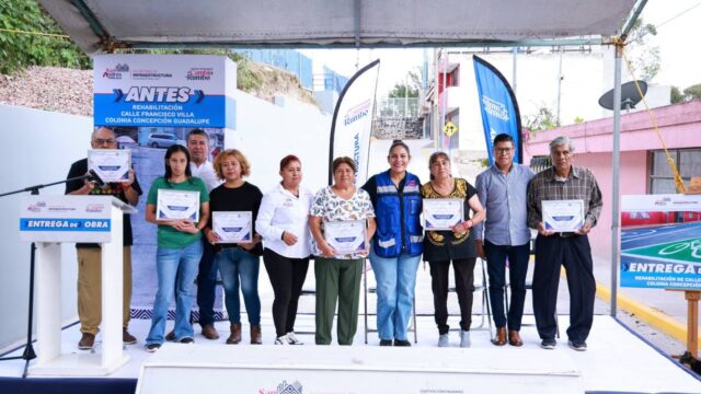 Vialidades dignas para San Andrés Cholula: Lupita Cuautle entrega rehabilitación de calle en Concepción Guadalupe