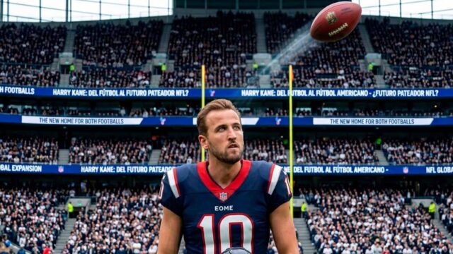 Harry Kane se visualiza como pateador de la NFL: ‘Si me voy a la MLS, por qué no conectar ambas’