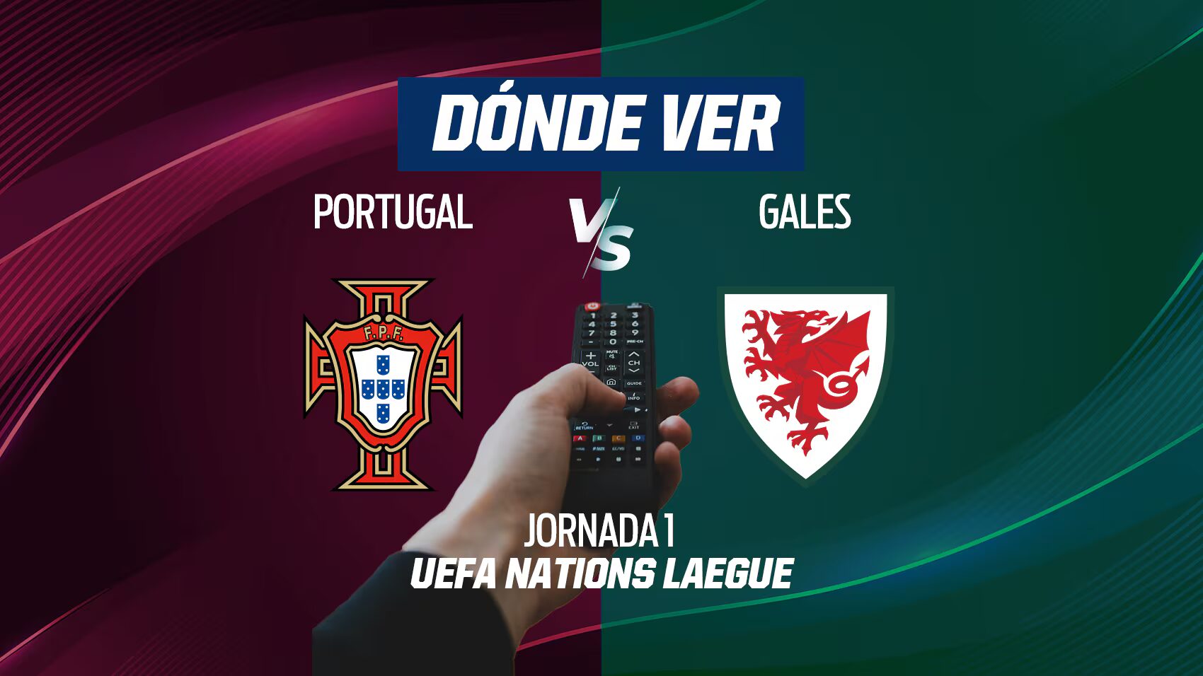 Portugal vs Gales EN VIVO: Dónde ver en TV, online y hora partido de UEFA Nations League 2026
