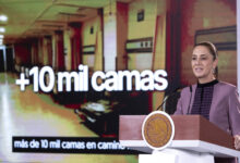 En 12 años serán 12 mil camas de hospital, el doble que en el periodo neoliberal; estamos revirtiendo 36 años de abandono: presidenta