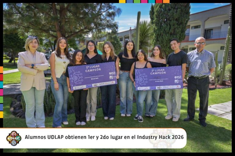 Estudiantes UDLAP conquistan el 1-2 en el Industry Hack 2026