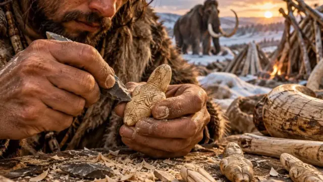 Unas figurillas de hace 18.000 años revelan que los artistas de la Edad de Hielo consiguieron imitar las líneas naturales de los colmillos de mamut