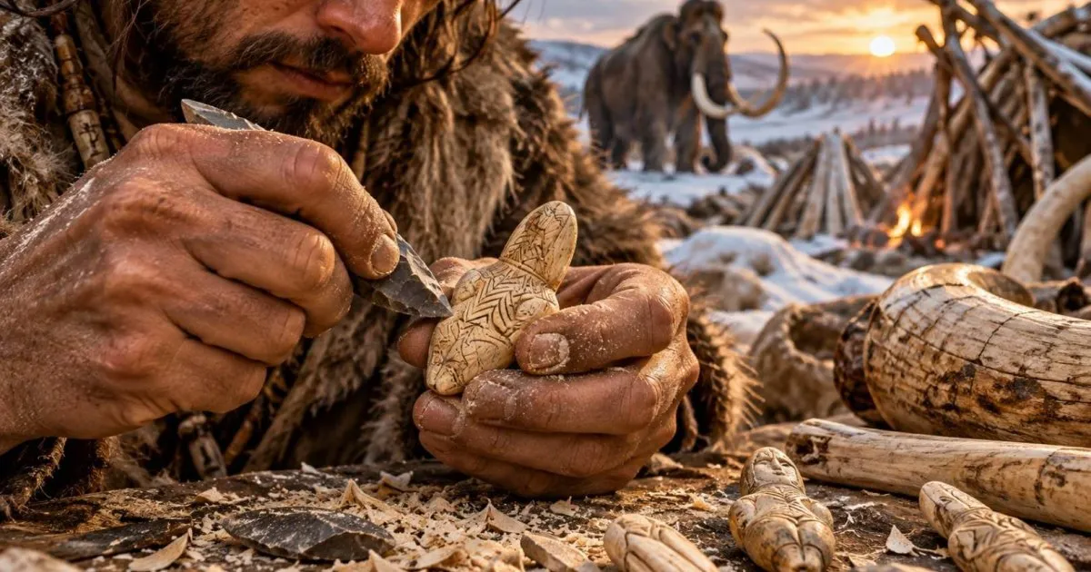 Unas figurillas de hace 18.000 años revelan que los artistas de la Edad de Hielo consiguieron imitar las líneas naturales de los colmillos de mamut