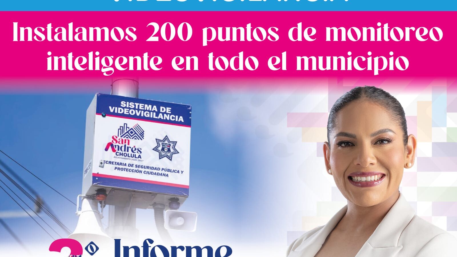 San Andrés Cholula fortalece la seguridad con videovigilancia, capacitación policial y células de búsqueda