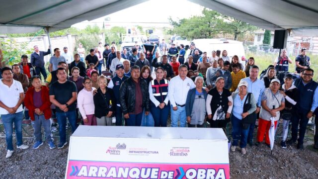 Continúa Lupita Cuautle con el inicio de obras prioritarias y solicitadas por la ciudadanía de San Andrés Cholula