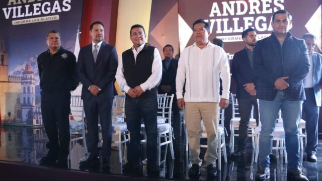 En el municipio de Tecamachalco, el diputado Andrés Villegas presentó su Segundo Informe de Actividades