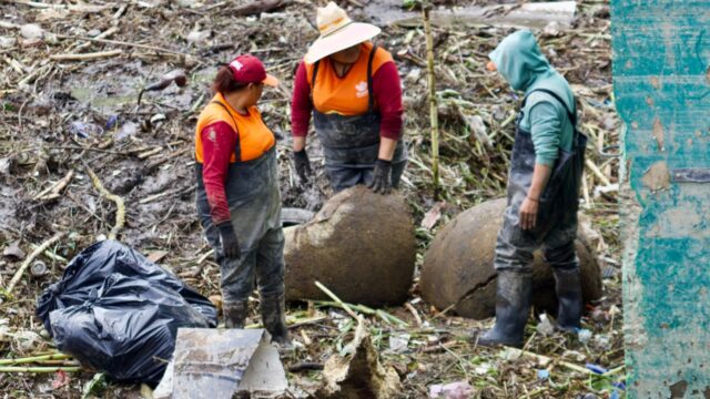 Gobierno de Pepe Chedraui, mantiene limpieza en vasos reguladores ante las lluvias registradas en Puebla