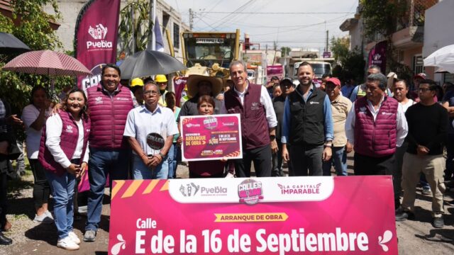 Arranca Pepe Chedraui obras de pavimentación en Guadalupe Hidalgo 2da. Sección