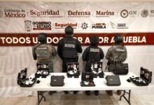 Fuerzas de seguridad ubican y desmantelan sistema de video vigilancia ilegal en Tepeaca