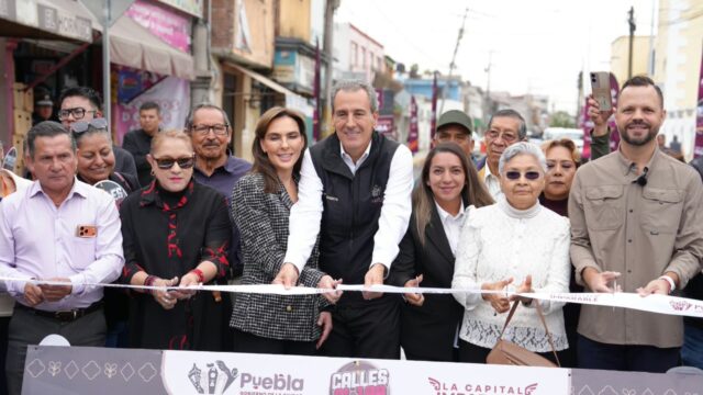 Entrega Pepe Chedraui trabajos de rehabilitación vial en San Felipe Hueyotlipan