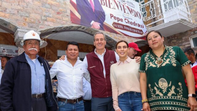 Seguridad, salud y servicios para Santo Tomás Chautla: Pepe Chedraui