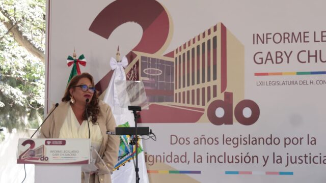 Trabajo para promover la inclusión social, destaca la diputada Gabriela Chumacero en su Segundo Informe de Actividades