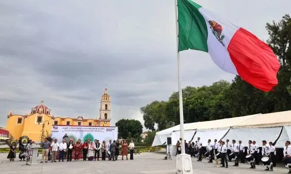Encabeza Tonantzin Fernández ceremonias cívica y prehispánica conmemorativas de los 507 años de la Matanza de Cholula