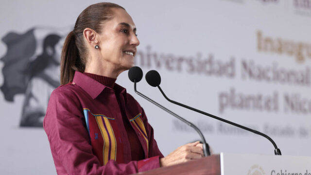 La educación le cierra la puerta a la delincuencia: Presidenta inaugura Universidad Nacional Rosario Castellanos plantel Nicolás Romero