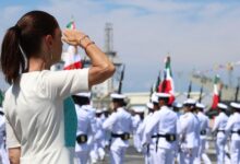 Gracias por defender nuestra soberanía: presidenta en el 205 Aniversario de la Armada de México y a 202 años de la Constitución de 1824
