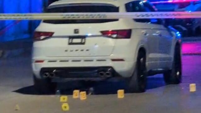 Rafaguean camioneta de la Fiscalía en la 11 Sur; hieren a agente ministerial